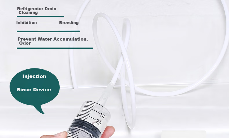 Dipuer Refrigerator Drain Cleaner, Household Water Pipe Cleaning Tool, Cleaning Device, Drainage And Washing Hole Opener, Cleaning And Unclogging Tool 2