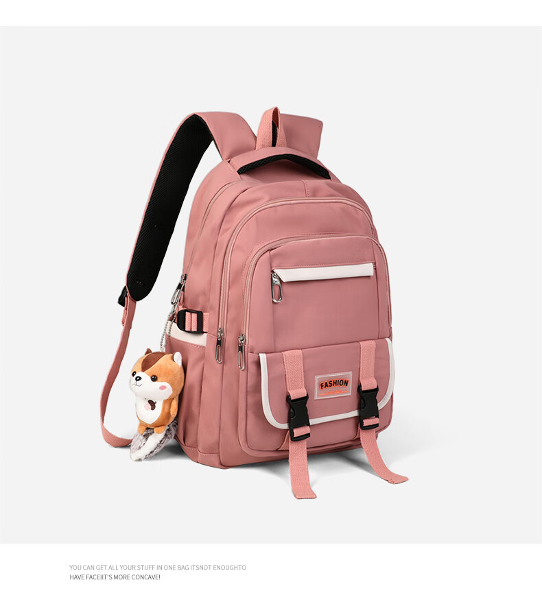 Aiqinghai Backpack, Large Capacity Schoolbag for College Students, Middle And High School Students, Elementary School Students, Spine Protection Laptop Bag for Grades 4-6 8