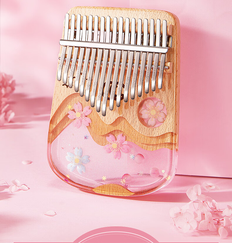 Qiangu Kalimba 21-Key Children's Musical Instrument Finger Piano for Beginners, Easy to Learn, Student Christmas Birthday Gift 15