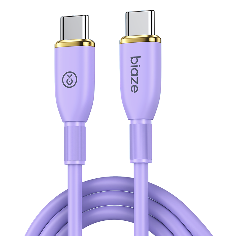 BIAZE Dual-Head Type-C Charging Cable for Apple 18, PD60W Fast Charging Ctoc Car Charger for IPhone 18/ProMax 171615 Xiaomi Huawei Phones IPad Tablets