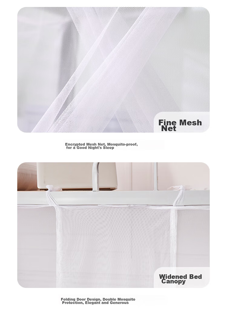 Wuyinliangpin Mosquito Net for Mothers, Babies, Children And Students, Bunk Bed Dormitory Single Double Door Mosquito Net with Dense Mesh, for 1.2-Meter Bed 9