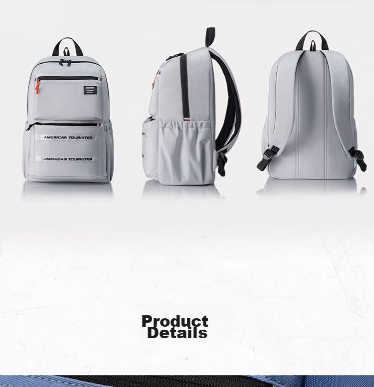 AMERICAN TOURISTER Backpack for Middle And High School Students, Boys And Girls, Large Capacity Laptop Bag, Stylish Design NJ8*001 12