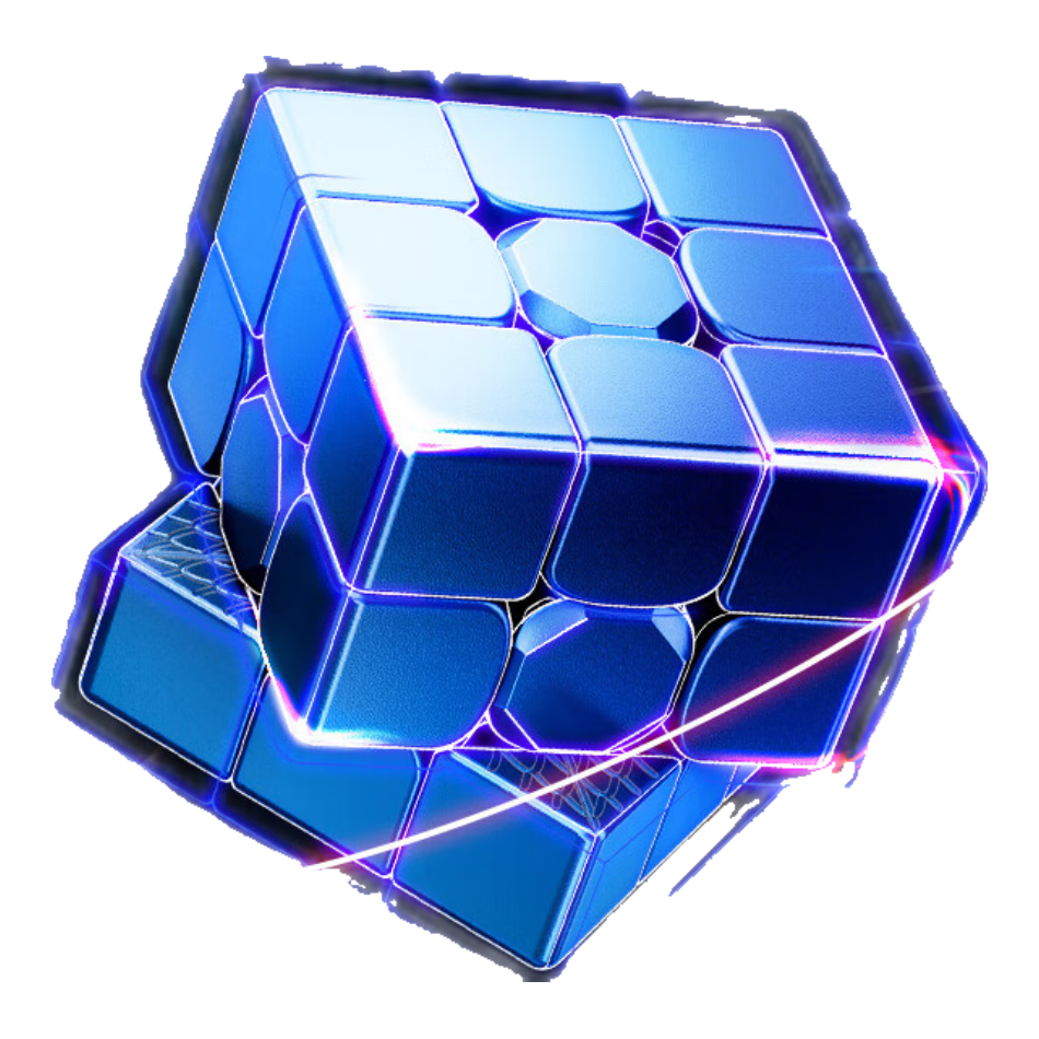 Moyuwenhua Magnetic Three-Layer Rubik's Cube SUPER RS3M, Magnetic Levitation, Professional Competition Speed-Solving, Smooth, Children's Toy Gift