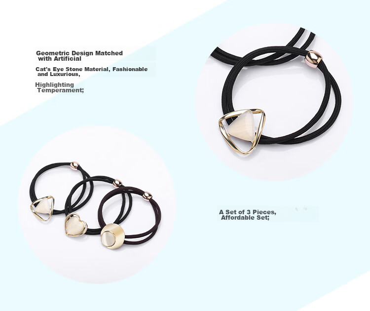 CHIMERA Rhinestone Hair Tie, High Elasticity Butterfly Band, Bun Maker, Hair Rope for Women, Mid-Autumn Festival Gift 9
