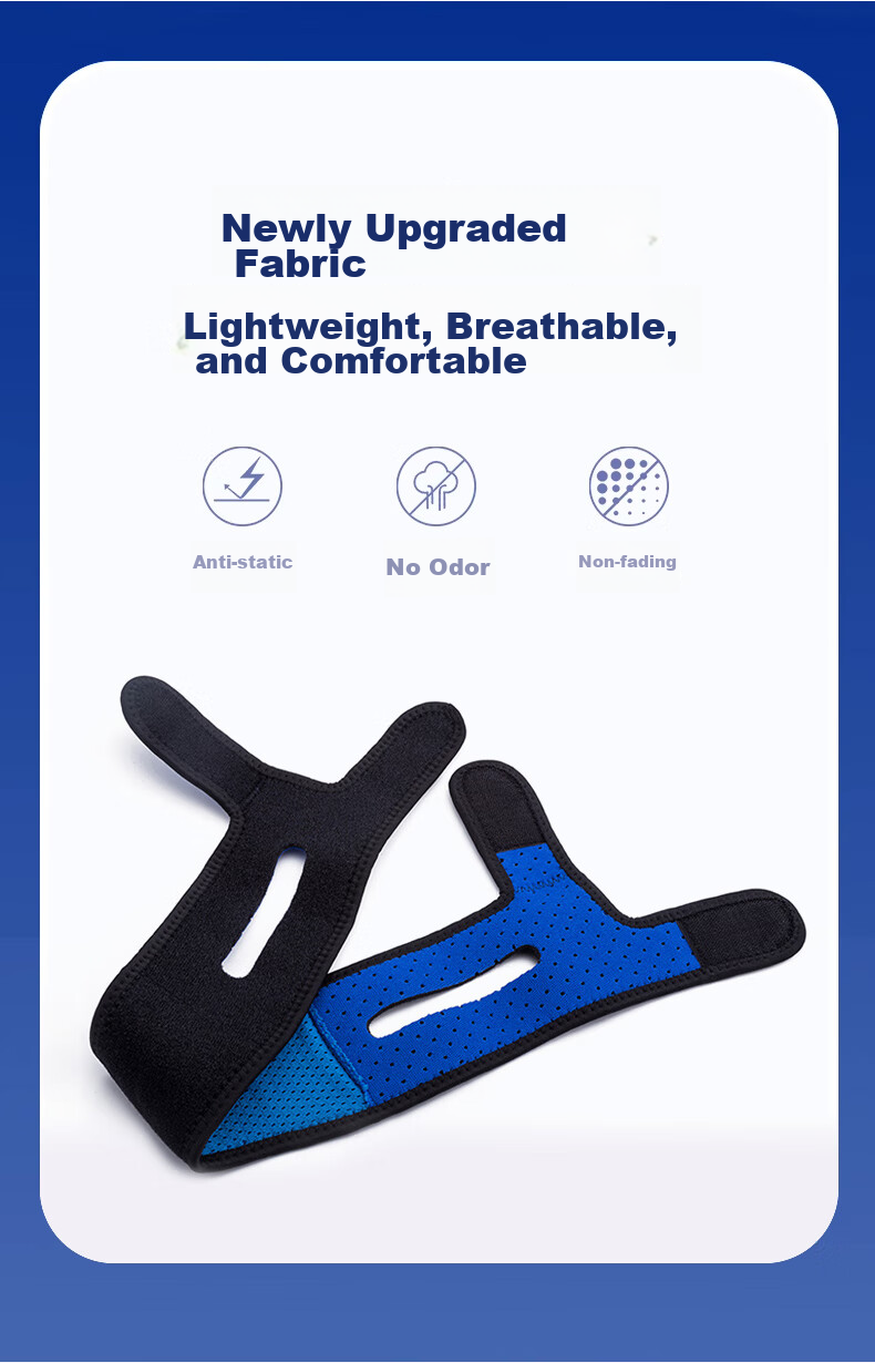Chidong Mouth Breathing Correction Strap, Open-Mouth Sleeping Aid for Children And Adults, Snoring Prevention, Jaw Retraction Correction, Anti-Snoring Mouth Tape 2