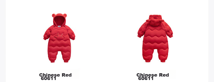 Minibala Bala Unisex Kids Baby Winter Thickened Three-Proof Cute Animal Plush Hooded Down Jumpsuit 31
