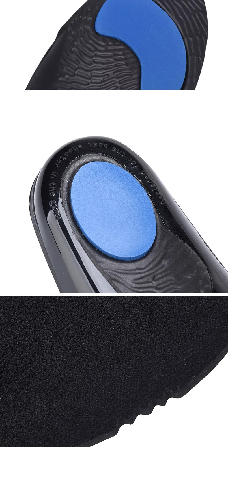 ANTA Running Shoe Insoles, Professional Anti-Twist Shock-Absorbing Basketball Insoles, Highly Elastic Breathable Soft-Bottom Sports Insoles 7