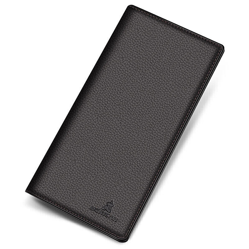 MEXICAN Men's Wallet, Top-Grain Leather, Business Casual Long Style, Multifunctional Slim Billfold, Birthday Gift for Men And Fathers
