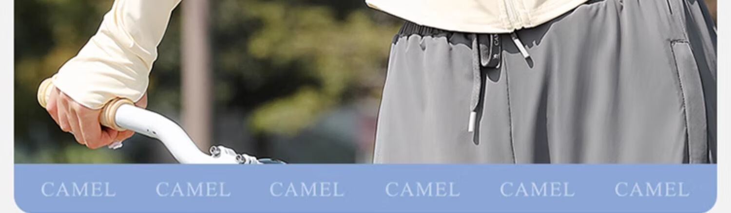 CAMEL Yoga Wear Ice-Cool Sun Protection Jacket, Moisture-Wicking Quick-Dry Lightweight Breathable Outdoor Clothing Y24BA06021 2