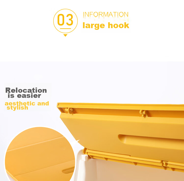 CHAHUA Plastic Clothes Storage Box, 34L, Coffee Color, Set of 3, Slanted Opening with Lid, Closet Organizer Box 18