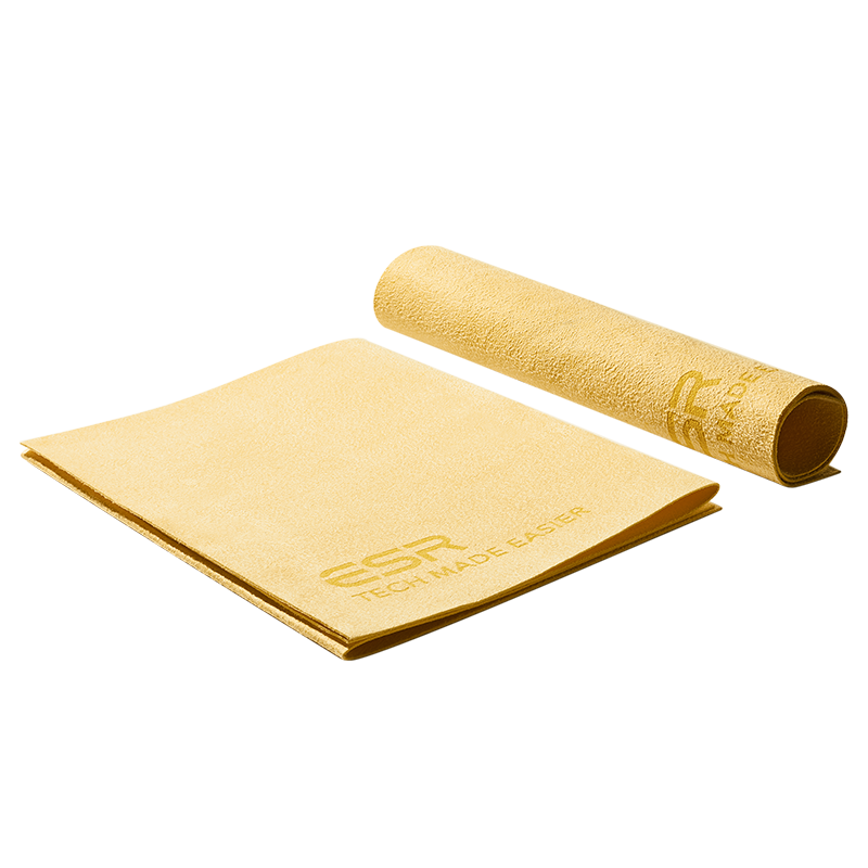 ESR Car Wash Towel, Specially Designed for Cleaning Cars without Shedding, Absorbent Chamois Leather Car Cleaning Cloth, Streak-Free Chamois Cloth for Car Glass