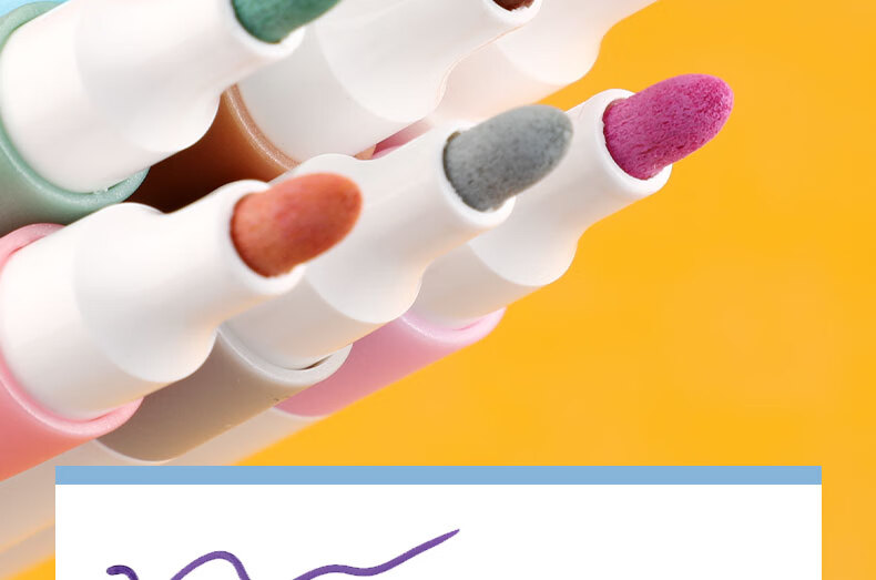 HERO Markers, 2011 Acrylic Water-Based Student Art Supplies, Children's Drawing Hand-Drawn Watercolor Pen Set, Doodle Quick-Drying Paint Brushes, 24 Colors 3