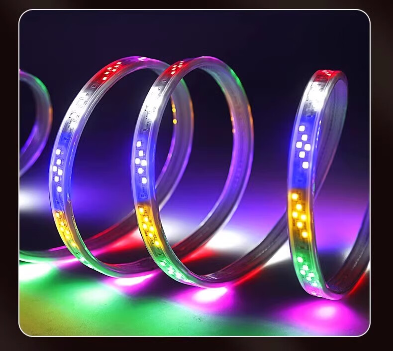 Fanyao LED Light Strip, Outdoor Waterproof Ultra-Bright, Neon Festival Atmosphere Light Strip, 220V Flashing, 144 Beads/meter - 100 Meters 6