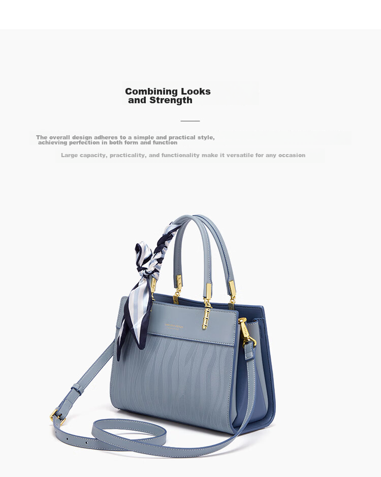 Cnoles Women's Handbag, Cowhide Leather Brand, Large Capacity Tote Bag, Crossbody Bag, Mother's Day Gift, Practical Present for Mom Or Wife 11