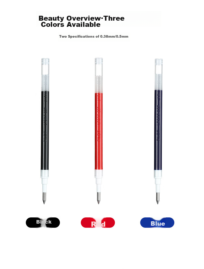 PILOT Juice Refill Pen Cartridge, 0.38mm Black Gel Ink, Bullet Tip, Signature Pen, Writing Practice Pen, Refill, Original Imported Stationery, LP2RF-8UF Single Piece 10