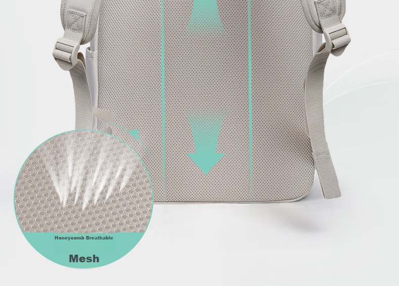 Li-Ning Backpack, Men's Shoulder Bag, Middle School Student Backpack, Travel Bag, High School Large Capacity Laptop Bag, Women's Hiking Backpack, Gray 12