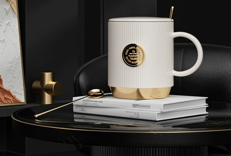 Vanow Insulated Mug Set, Ceramic Mug Gift Box, Corporate Bulk Purchase Customization LOGO Water Cup Gift for Teachers 25