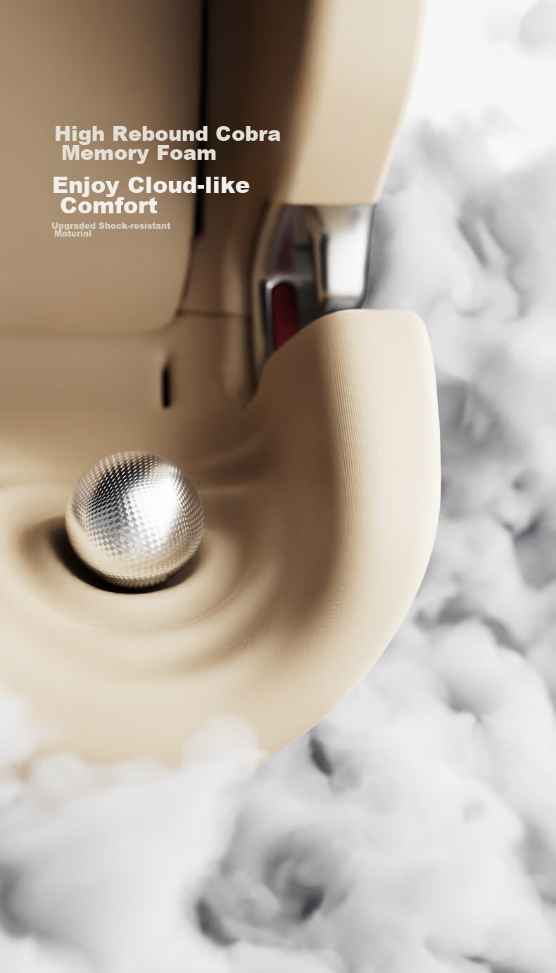 Bebebus New National Standard Navigator Children's Safety Seat 0-8 Years Car Baby Chair i-Size Voice Ventilation Champagne Gold 12