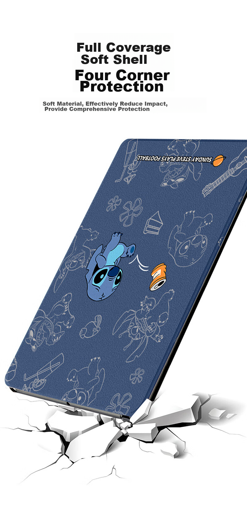 Yingkaida IPad Case Compatible with 10.2-Inch Children's Protective Cover for 2019/2020/2021 Models, Universal Fit for Apple Tablets 9th/8th/7th Generation, Anti-Bend Anti-Drop Case with Kickstand Dichi 8