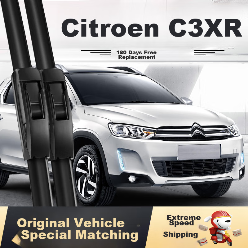 Deyun Dongfeng Citroen C3XR Windshield Wiper, Original Factory Parts, Boneless Rubber Strip, C3-XR Car Front Wiper Blade