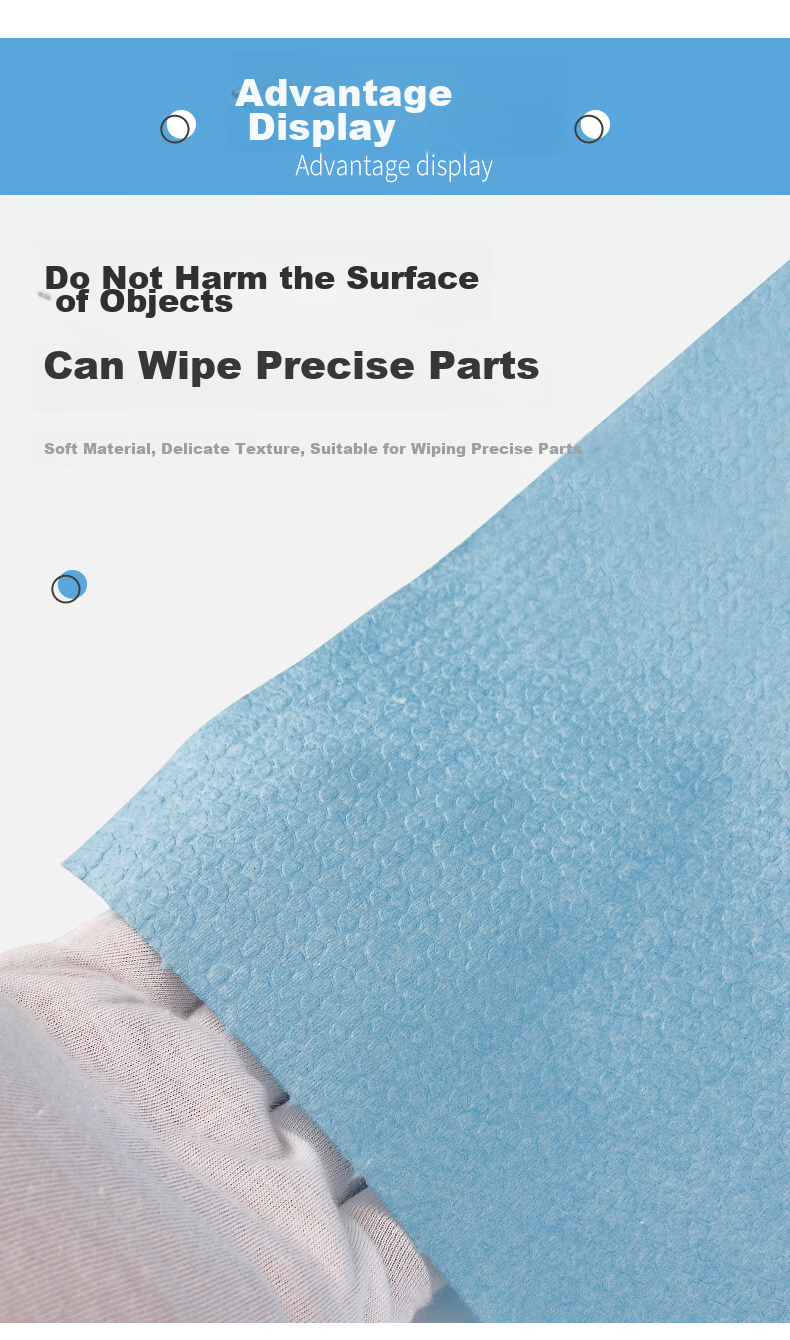 Zhugu Lint-Free Paper, Industrial Wiping Paper, Industrial Dust-Free Absorbent Paper, Laboratory Wiping Paper, Industrial Dust-Free Cloth, White, 10*30cm, 500 Sheets 3