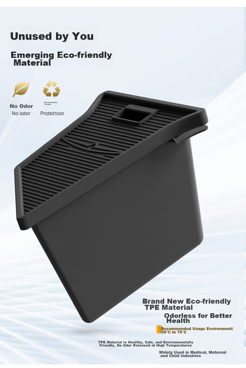 3W Auto-life Magnetic Storage Box for Tesla Model Y/3, Compatible with Older Models, Under-Screen Organizer, Center Console Storage, Tissue Holder 5