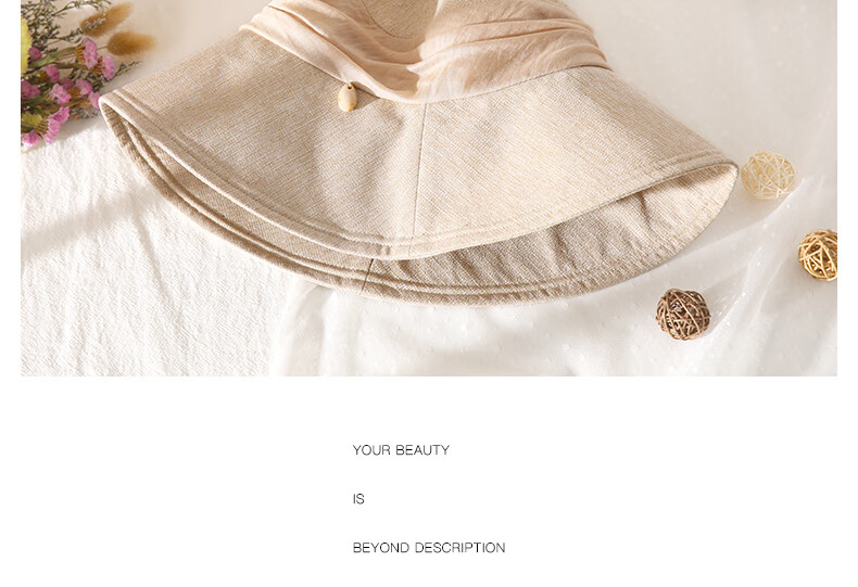 677888 Women's Summer Sun Hat Japanese Style Fisherman Hat Large Brim Sun Protection Cap 24