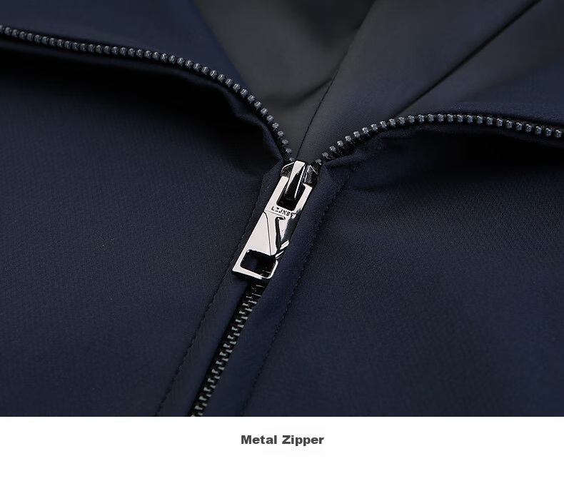 Hengyuanxiang Administrative Jacket for Men, Spring And Autumn Season, Middle-Aged Men's Business Casual Dad's Outerwear, Middle-Aged And Elderly Men's Clothing, Lapel Top 30