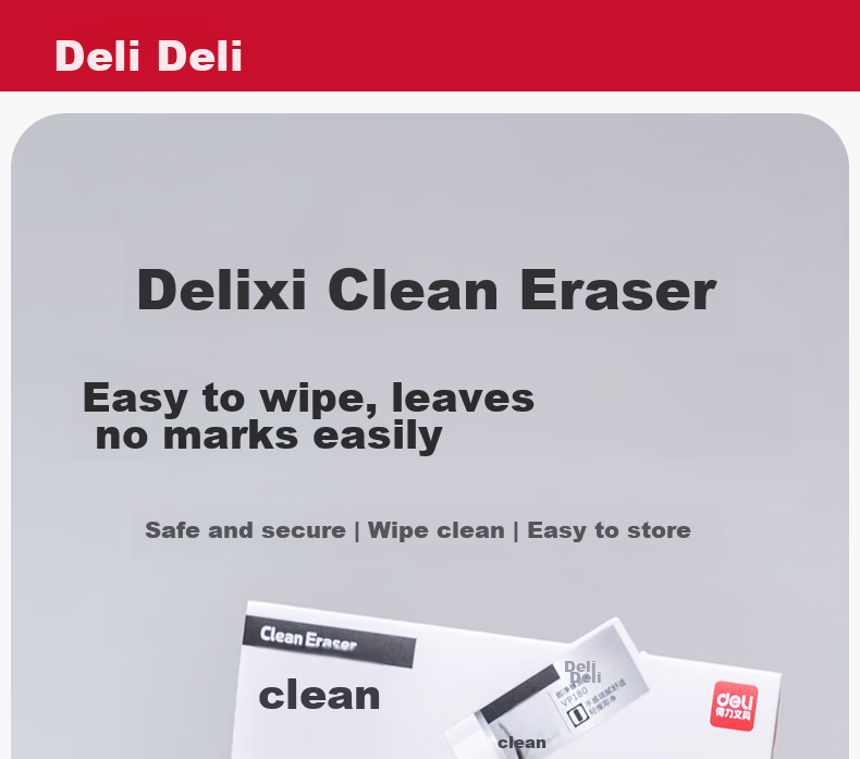 Deli Eraser, Imported Material, Art Sketch Exam Eraser, High School And College Entrance Exam Blessing Gift, Stationery for Students, Extra Large Size, Single Piece 1