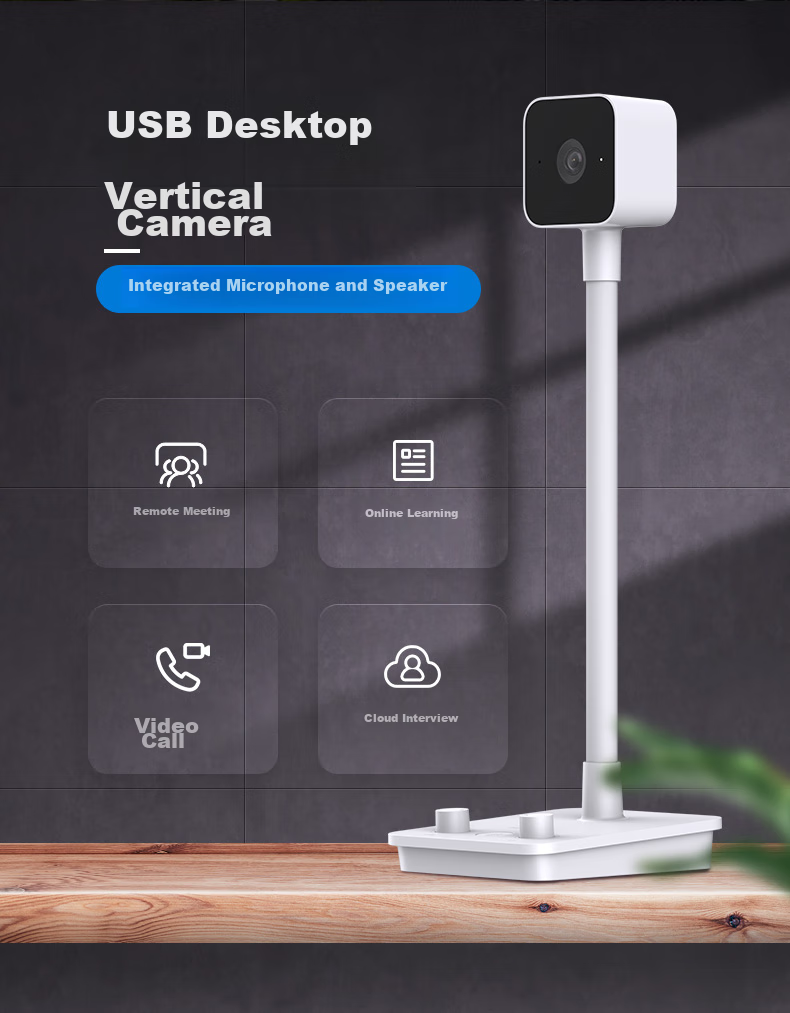 HIKVISION Computer Webcam, 1080P HD USB Plug-And with Microphone, Camera for Online Classes, Home Use, Live Streaming, Video Conferencing E12 1