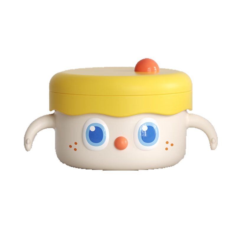 Huangchong Cute Baby Food Bowl with Suction Cup Lid, Insulated Water Bottle Bowl for Children, PPSU Tableware Keluo Huang