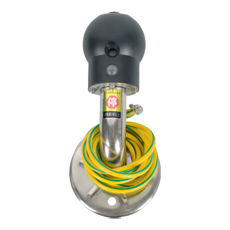 SEMHOOM Intrinsically Safe Industrial Stainless Steel 304 Wall-Mounted Anti-Static Eliminator with Sound and Light Alarm