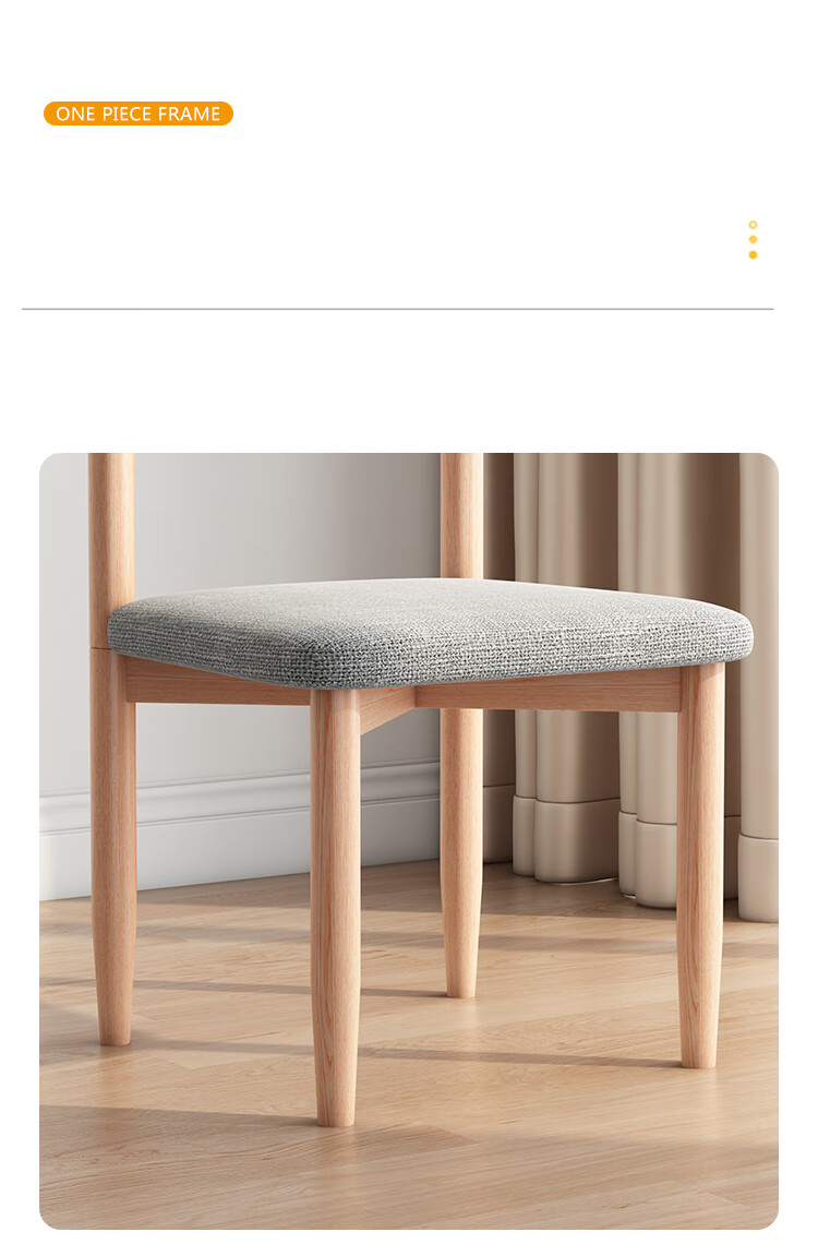 Huakaizhixing Chair, Backrest Dining Chair, Home Horn Chair, Nordic Office Chair, Creative Light Luxury Dining Table Chair, CY136 Coffee Color 11
