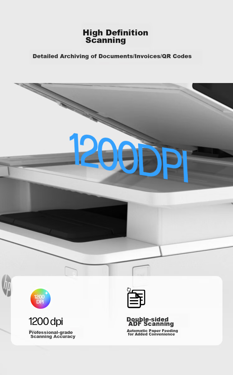 HP 4114dw Monochrome Automatic Duplex Wireless Laser Printer Copy Scan Wireless Connectivity Continuous Copy Business Office Commercial 13