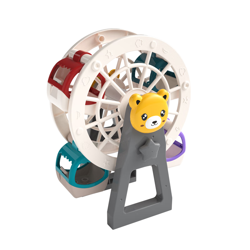 FEELO Compatible with LEGO Large Particle Building Blocks, Children's Toy, Birthday Gift for Boys And Girls, Rotating Ferris Wheel 1637