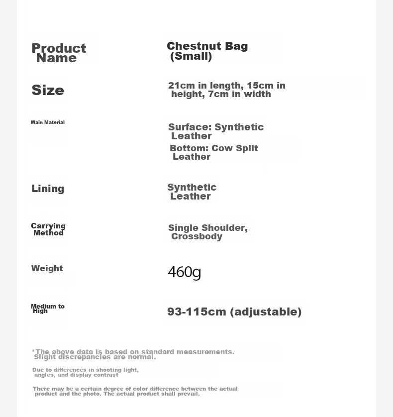 AMAZING SONG Women's Chestnut Leather Crossbody Bag, Niche Fashion Simple Versatile High-End Commuter Shoulder Bag Gift 14