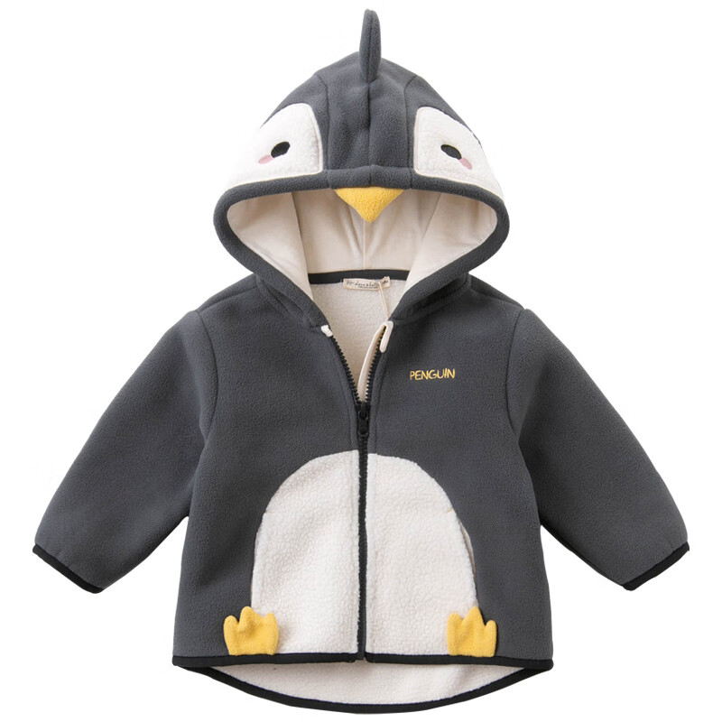 DAVE & BELLA Kids Fleece Jacket Autumn Winter Boys Girls Plush Baby Fleece Clothing DBX14462