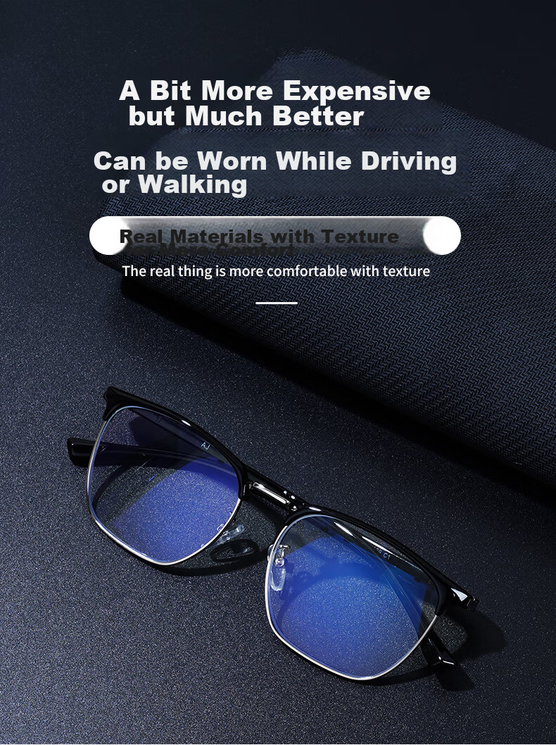 Angelamiao Reading Glasses, High-Definition Anti-Blue Light Anti-Fatigue TR Ultra-Light Fashionable Square Simple Versatile Glasses, Father's Day Gift 12