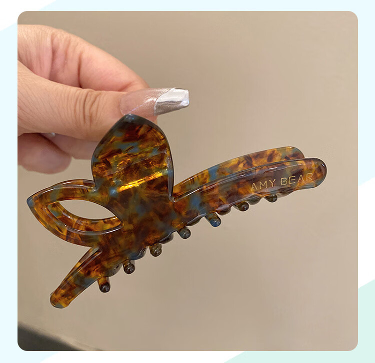 CHIMERA Simple Acetate Board Shark Clip High-End Hairpin Hair Claw Clip for Back of Head, Bun Maker, Women's Mid-Autumn Festival Gift 19