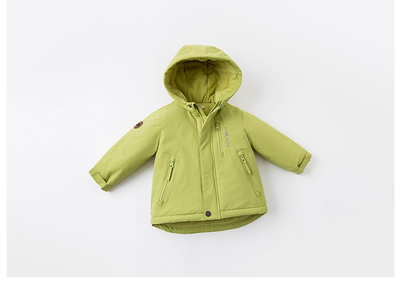 DAVE & BELLA Kids Cotton Padded Jacket Girls Winter Coat Boys Thickened Hooded Cotton Coat 21
