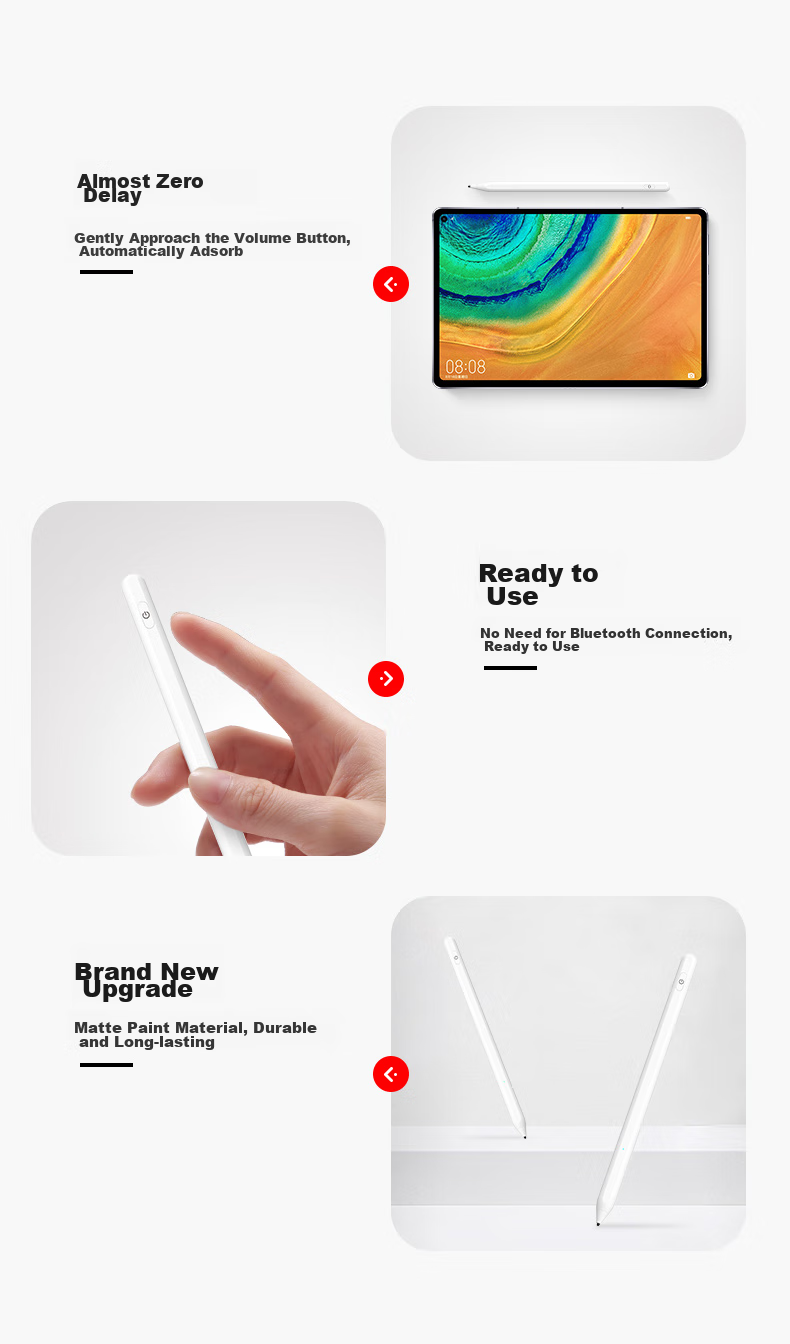 Bkayp Stylus Pen Compatible with Huawei, Suitable for Huawei Handwriting Capacitive Stylus Pencil, Touchscreen Pen for Mobile Phones, Tablets, MatePad11/M6 Honor/iPad Xiaomi/Android 11