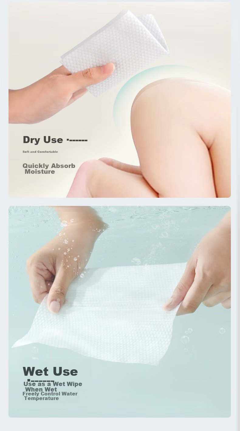Kaili Baby Soft Wipes, Dual-Use Wet And Dry Wipes, Disposable Face Towels, 10 Sheets 10