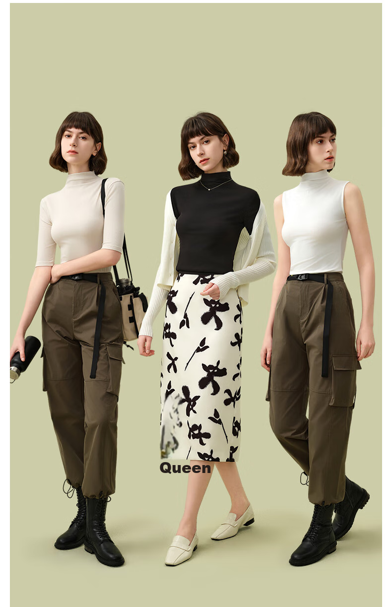 MONTAGUT Modal Cotton Turtleneck Base Layer for Women, Slim Fit Fashionable Short-Sleeve Thin Undershirt with Elbow-Length Sleeves 7