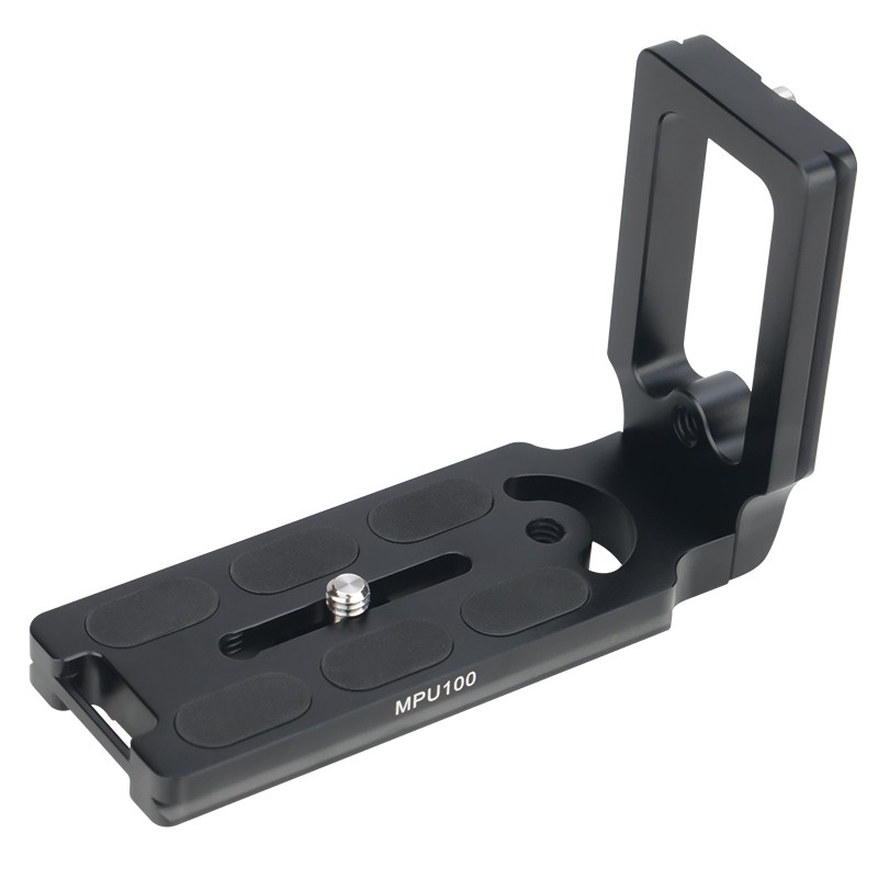 Benro MPU100 Universal Quick-Release Plate, DSLR Camera L-Shaped Vertical Shooting Bracket, Tripod Head Plate, Right-Angle Plate, Accessory Plate, Camera Quick-Release Plate