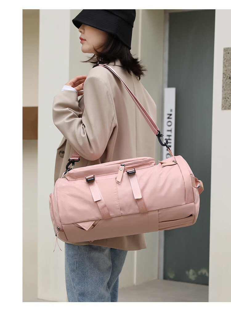 Xinqin Travel Bag Men's Gym Bag Large Capacity Backpack Shoulder Bag Handbag Mountaineering Bag Color Block 6