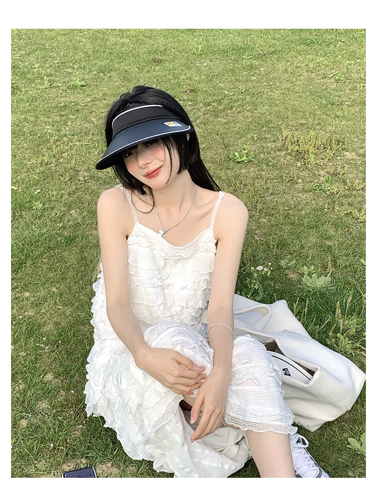 Move Iron Sun Protection Hat for Men And Women, Outdoor Summer Visor Cap, Large Brim Sunhat, Beach Cool Hat, Black 16
