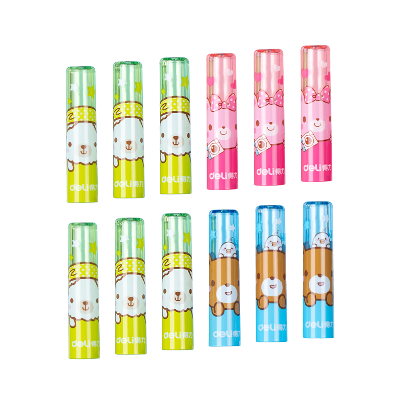 Deli (Deli) Set of 4 Silicone Pen Grips/pencil Holders, Non-Slip Design for Scientific Grip Correction, Pencil Covers, Random Color, College Entrance Exam Blessing Gift