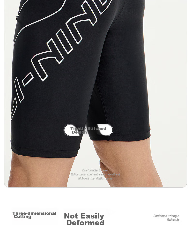 Li-Ning Swim Trunks, Goggles, Swim Cap, Swim Bag Luxury Set, Men's Swimming Trunks Equipment, 888 Set, Myopia 600 Degrees, XL 7