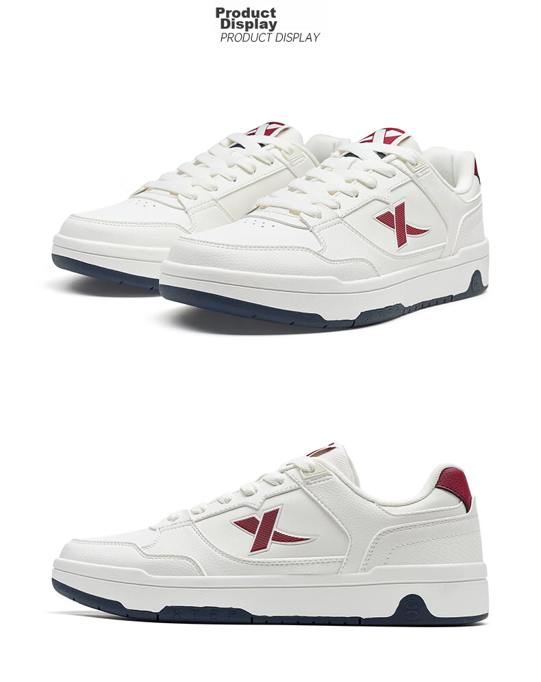 XTEP White Space | Men's Sneakers, Skateboard Shoes, Casual Shoes for Spring And Summer, Breathable, Lightweight, Soft And Bouncy, Leisure Shoes for Me 4