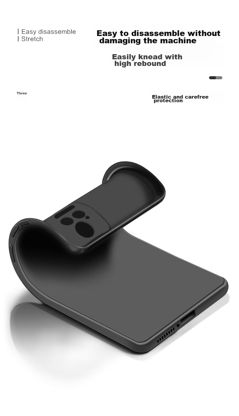 HotFire Compatible Xiaomi Civi Phone Case, Xiaomi Civi 1s Protective Cover with Full Lens Protection, Upgraded Frosted Anti-Drop Design for Men And Women, Ultra-Thin Silicone Soft Case - Midnight Black 2